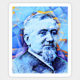 George Pullman Portrait | George Pullman Artwork | George Pullman Painting 14 Sticker